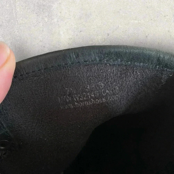 Born  Women’s  Gray Croc Embossed Leather Heeled Mid Calf Western Boots Sz 7.5 - Picture 10 of 11